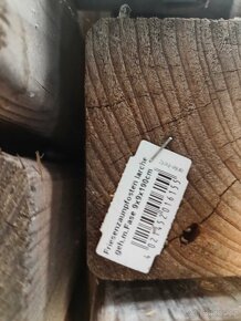 Dřevěné hoblované plotové sloupky/trámky 9x9x190cm - 3