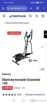 Eliptický trenažér Domyos - 3