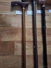 Různé vycházkové hole pro babičky a dědečky - 3