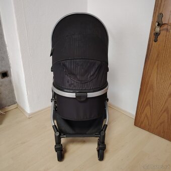 CHIPOLINO Kočárek kombinovaný Aura 2v1 Obsidian,Silver - 3