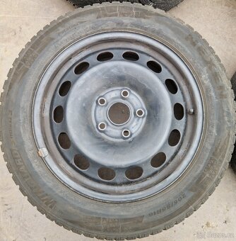 4x Plechovy Disk Octavia 5x112R16...Zimni pneu - 3