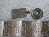 Set stříbrný náramek a přívěsek Egypt - 3