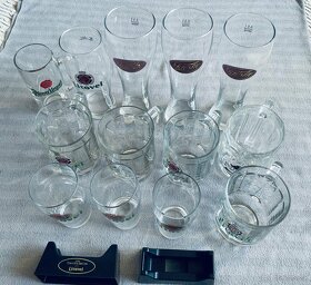 Pivní sklo, tupláky, keramický půllitr - 3