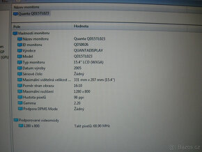 LCD displej 15,4" s vadou 2 - 3