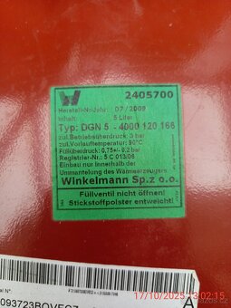 Expanzní nádoba 5 litrů. - 3