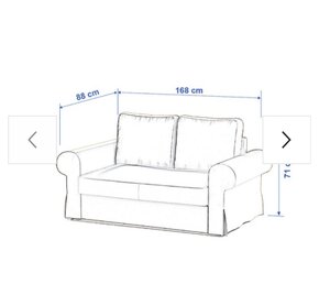 Rozkládací sedačka - IKEA - 3