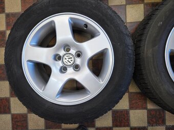 alu kola 15 5x100 7Jx15 et35 vw škoda pneu195/65/15 - 3