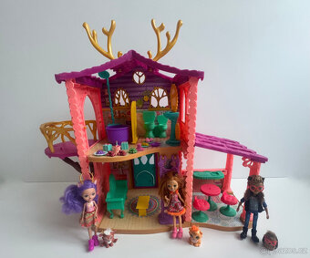 Enchantimals Mattel Jelení dům + 3 panenky - 3