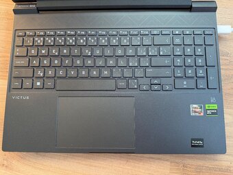 Herní notebook HP Victus 15,RTX 2050, Ryzen 5 - 3