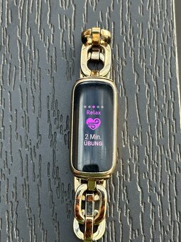 Chytrý náramek Fitbit Luxe zlatý - 3