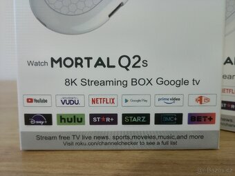 Nejnovější TV Stick Mortal Q2S AllwinnerH313 OTT 8K Wifi6 BT - 3