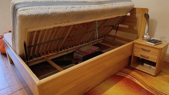 Postel Naomi Supra - buk přírodní, 180 x 200 - 3