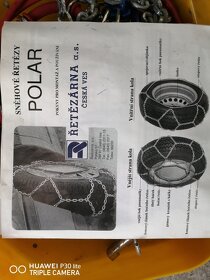 zimní sněhové řetězy osobní auto - 3