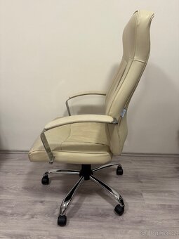 Kancelárske kreslo - Krémová farba - 3