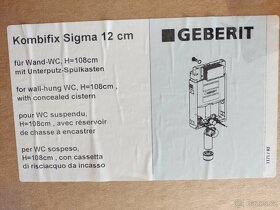 Geberit Kombifix Sigma 12 cm - 3
