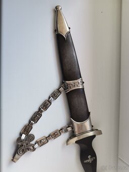 Řetězová dýka SS, pochva-(Alpaka) - 3