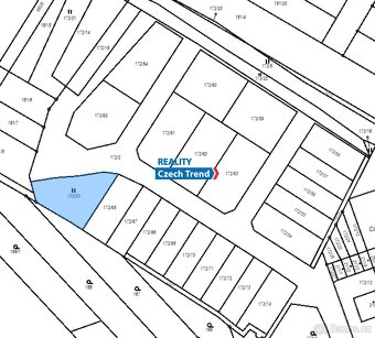 Prodej pozemku o výměře 582 m2, Výšovice, ev.č. 02809 - 3