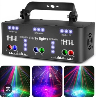 21 Eyes disco party light +laser - 3