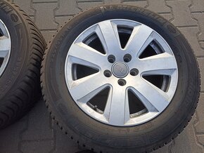 Kola Audi 7,5x16, ET45, 5x112, zimní pneu 225/55. - 3