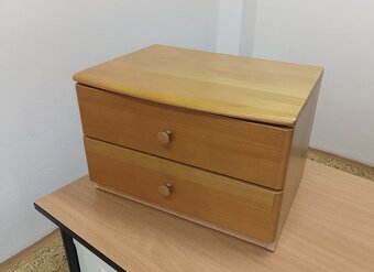 Postel manželská, 2x noční stolek a komoda - 3