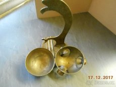 Popelník globus - gravírovaný, mosaz - 3