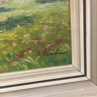 Starý obraz krajina Tásler - 3