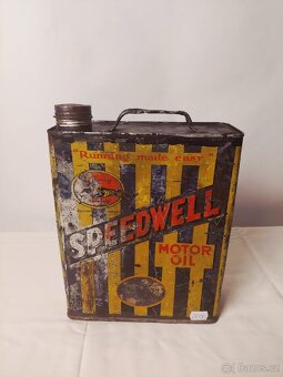 Plechovka od oleje Speedwell - 3