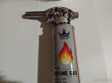 Plynový hořák a 4 kartuše - 3