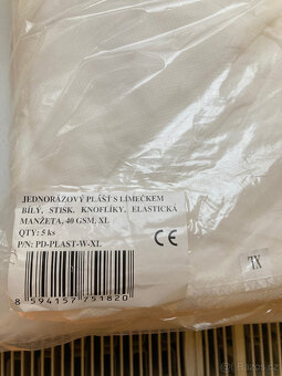 pracovní bílý plášť 2 kusy - 3