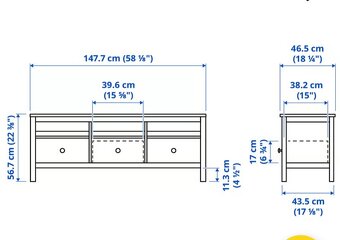 Ikea Hemnes televizní stolek - 3