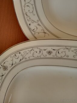2 oválné porcelánové mísy - 3