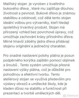 Malířský stojan - 3