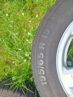 Originál ALU kola VW R15 + Letní pneu Barum - 3