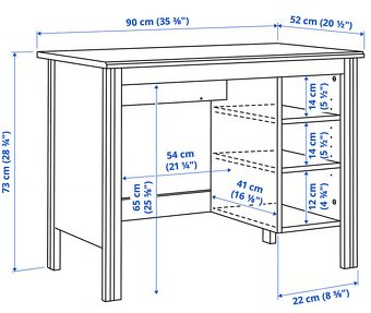 Dětský psací stůl IKEA Brusali - 3