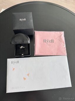 Rydl zlaty prsten LOVE 089 0,50ct briliant - 3