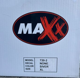 Helma skútrová MAXX černá se sluneční clonou - 3