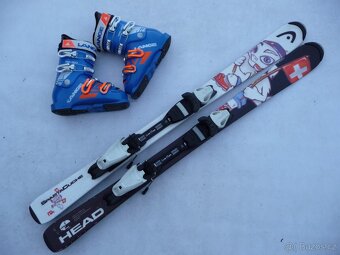 252. Detske lyže HEAD - 117 cm + boty LANGE 35 eu - SET - 3