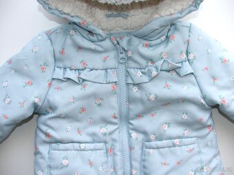 M514 Dívčí bunda s kožíškem vel. 68, George - 3