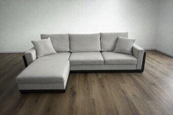 Pěkná sedací souprava do L, LEVÝ ROH - 3