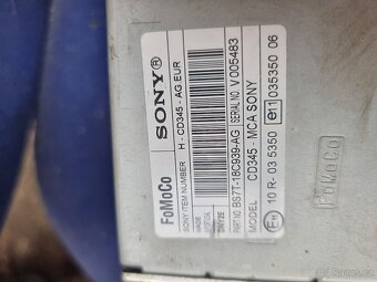 AUTORÁDIO SONY FORD mp3 - 3