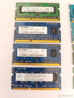 8x 2GB DDR3+DDR3L do Notebooku (25,-/ ks) - 3