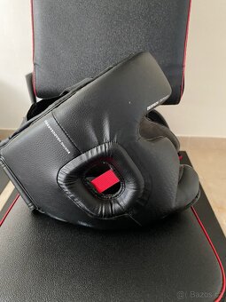Boxerské rukavice + helma OUTSHOCK (Decathlon) – TOP stav - 3