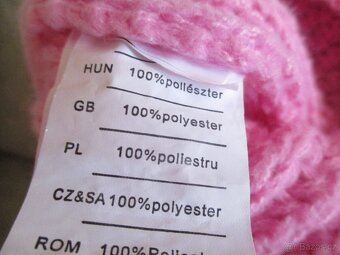 vel L/XL dlouhý svetr s rolákem - 3