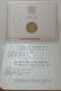 Pamětní 2 euro Vatikán 2009 papež Benedict XVI. - 3
