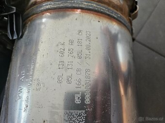 Nový Originál DPF filtr 1,6TDI 2.0TDI 05L 131 602 K - 3