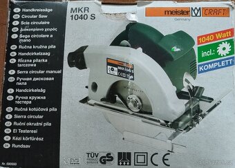Mafl, Okružní pila Meister Craft MKR 1040s - 3