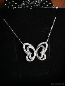 Stříbrný náhrdelník Motýl - 3
