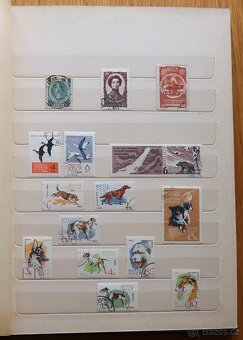 Album modrý + známky SSSR, Japonsko aj. - 3