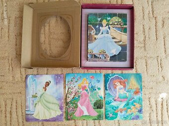 Dřevěné kostky Disney Princess - 3