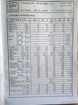 Lis hydraulický CUPS 40 D - 3